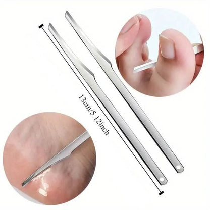 2-Piece Set: Internal Nail Stainless Steel Clipper
