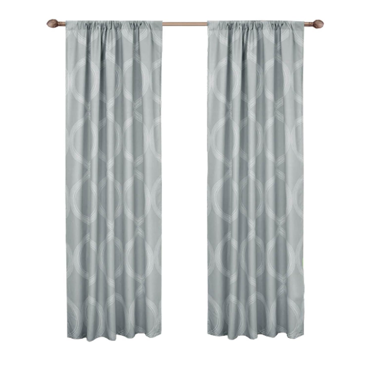 2-Piece Set: Sloane Street Ogee Window Panel Pair