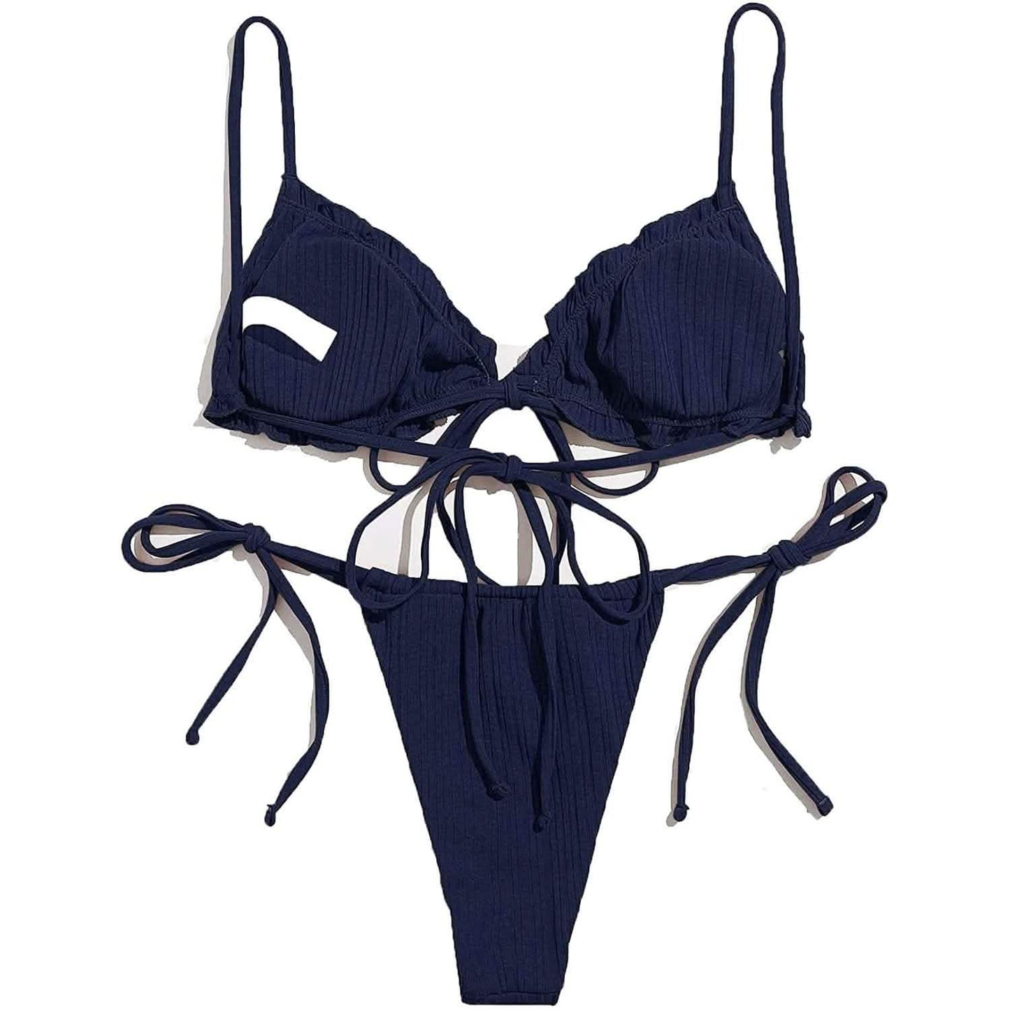2-Piece Set: Thong Brazilian Bikini Swimsuit