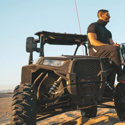 2-Piece: Wide Rear View Mirror