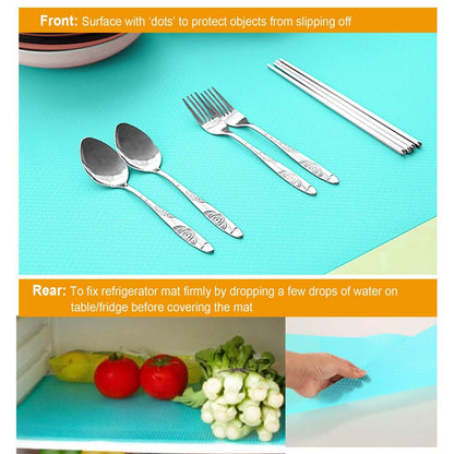 2-Pieces: Easy Clean Fridge Pads
