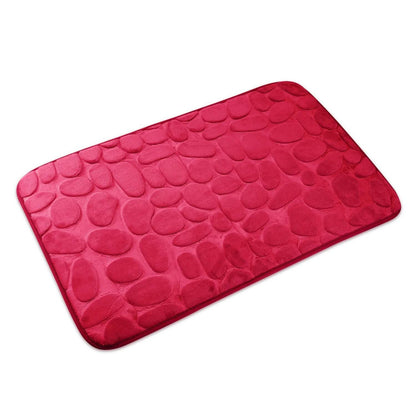 2-Pieces Set: Bathroom Rugs Luxury Flannel Non-Slip