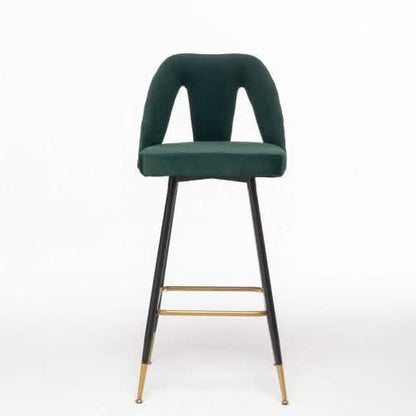 2-Pieces Set: Contemporary Upholstered Barstool