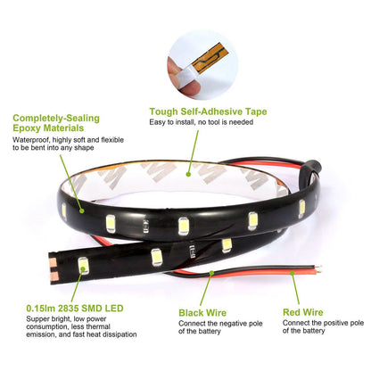 20-Pieces: 12V Auto-LED Light Strip