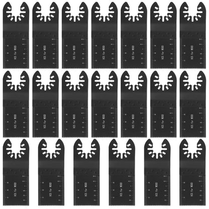 20-Pieces Set: Saw Blade Metal Oscillating Multitool Cutter Fit