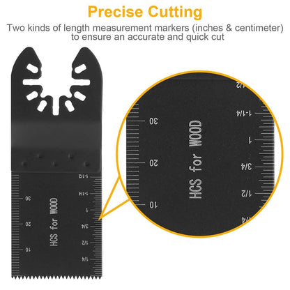 20-Pieces Set: Saw Blade Metal Oscillating Multitool Cutter Fit