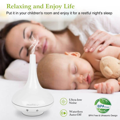 200ml Cool Mist Humidifier Ultrasonic Aroma Essential