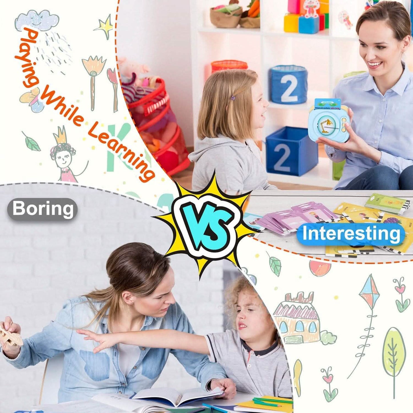 224 Sight Words Spanish and English Bilingual Talking Flash Cards