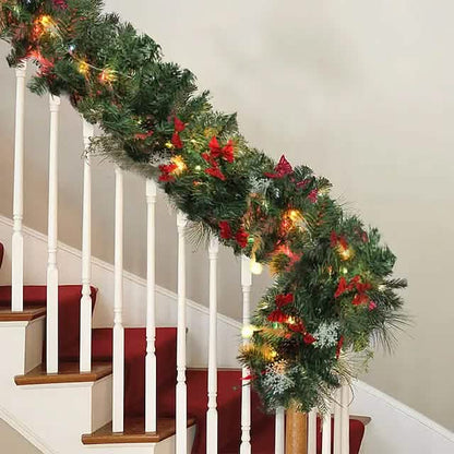 2.7 Meter Christmas Rattan Garland Decorative