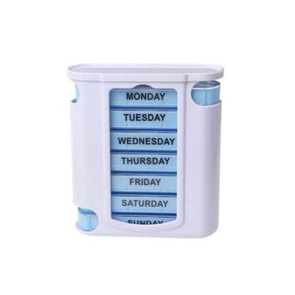 28 Grid Container Organizer Medicine Weekly Storage Pill 7 Day Tablet Sorter Box Case