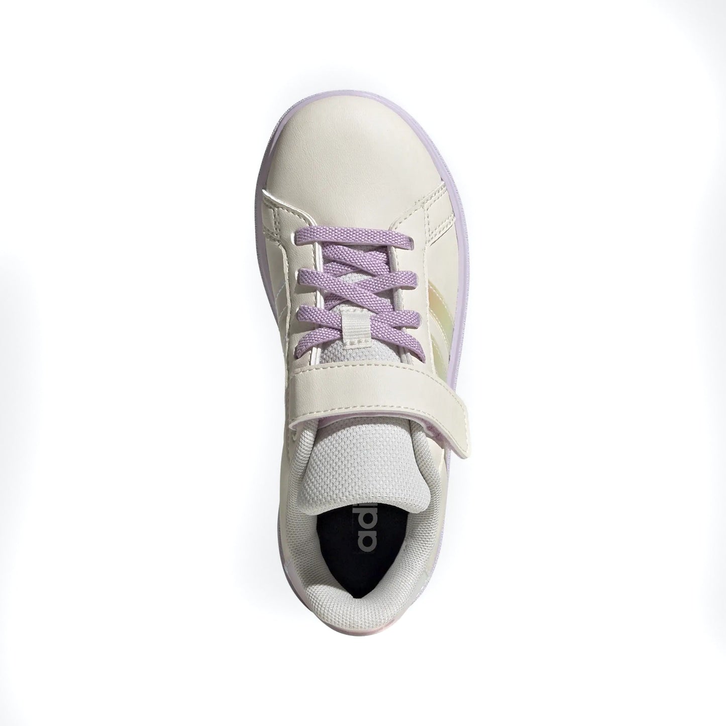 adidas Kids' Grand Court 2.0 Elastic Lace Sneakers