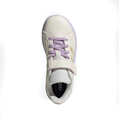 adidas Kids' Grand Court 2.0 Elastic Lace Sneakers