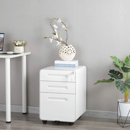 3 Drawer Rolling File Cabinet