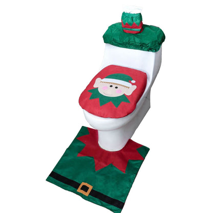 3-Pack: Christmas Fancy Christmas Home Bathroom Decor Set