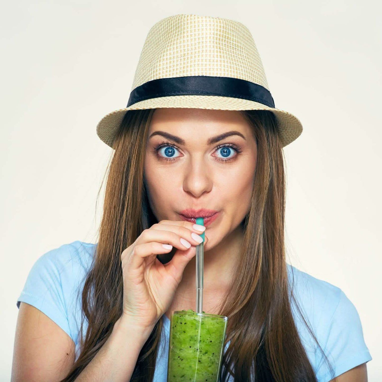 3-Pack: Expandable Steel Straw