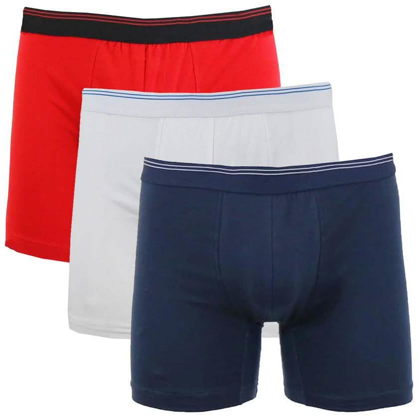 3-Pack: Men's Cotton Stretch Boxer Briefs