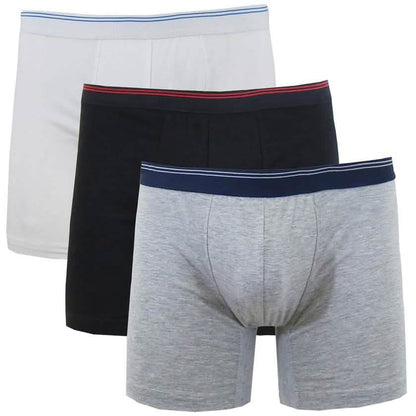 3-Pack: Men's Cotton Stretch Boxer Briefs