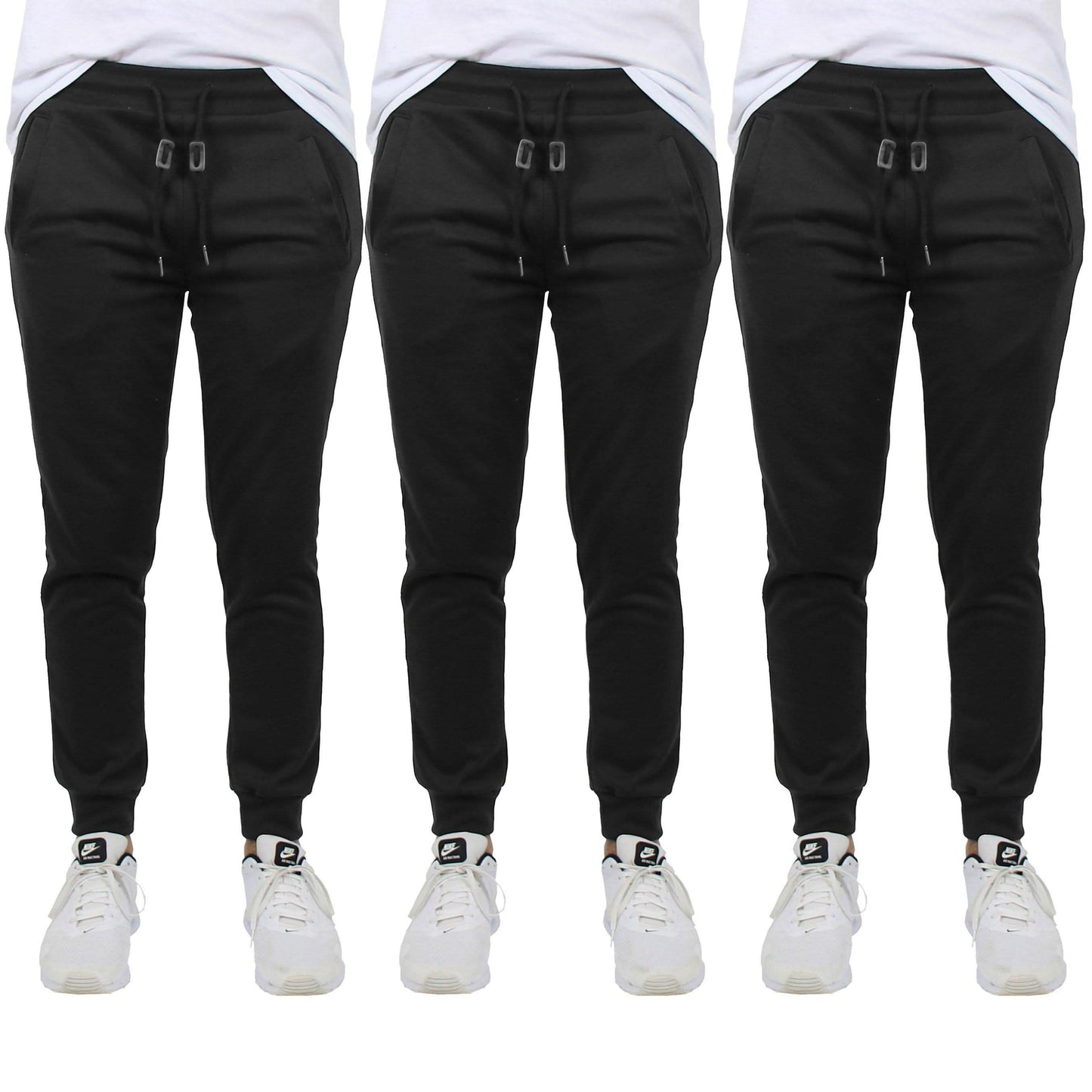 3-Pack: Men's French Terry Slim-Fit Jogger