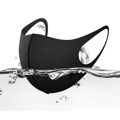 3-Pack: Reusable Black Face Mask
