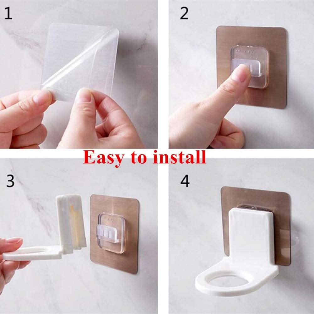 3-Pack: Shower Gel Bottle Rack Hook