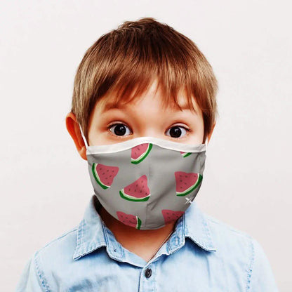 3-Pack: Two-Layer Reusable Kids Face Mask with Adjustable Earloop