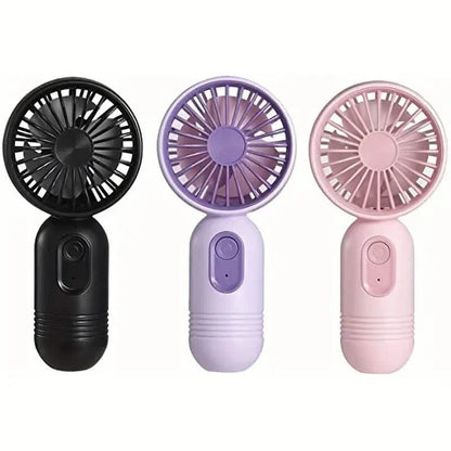 USB Rechargeable Mini Portable Fan with 3 Speeds