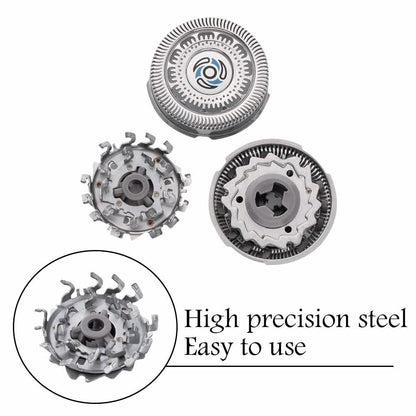 3-Piece: Desfaidy SH70/62 Electronic Shaver Head Cutter Replacement Blades Parts