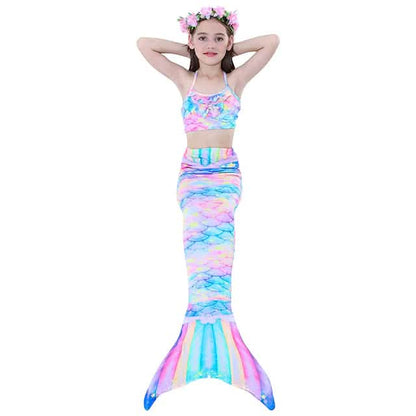 3-Piece: Girls Swimwear Bikini Set