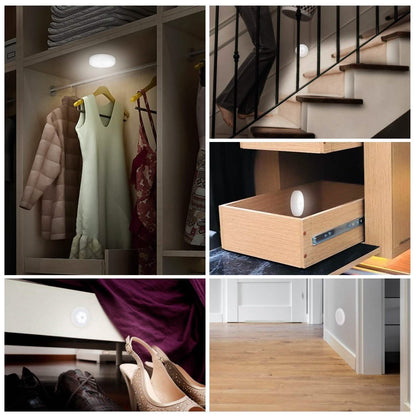 3-Piece: Motion Sensor Stick-on Cordless Night LED Lamp