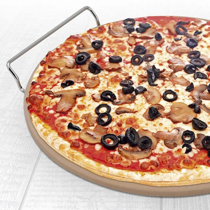 3-Piece Set: Deluxe Pizza Stone and Cutter Set