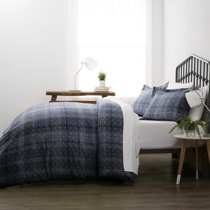 3-Piece Set: Polkadot Patterned Duvet Cover