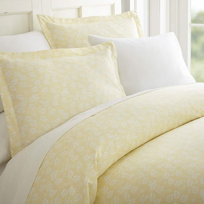 3-Piece Set: Wheatfield Patterned Duvet Cover Set