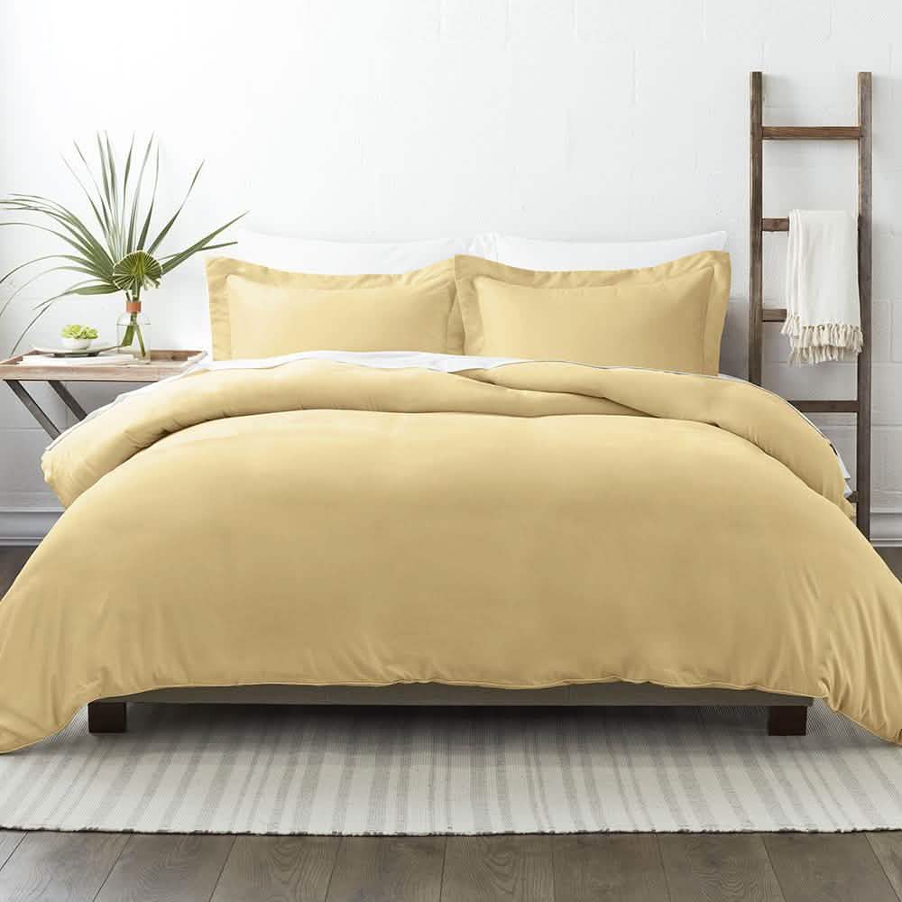 3-Piece: Solid Duvet Cover Set