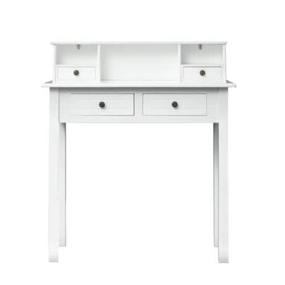32" Wooden Secretary Desk Bedroom Small Dresser with 4 Storage Drawers