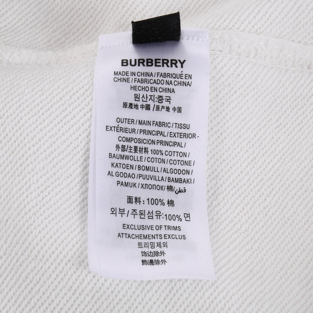 Burberry Logo-Print Cotton-Jersey Hoodie