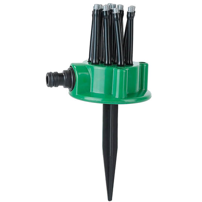 360° Flexible Lawn Sprinkler Automatic 12 Tubes Garden Water Irrigation Sprayers
