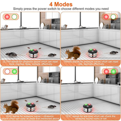 360° Ultrasonic Pest Repeller Electronic Plug-in Pest Control