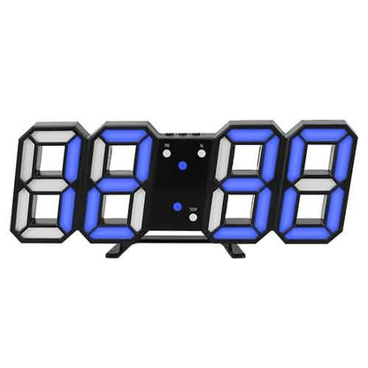 3D LED Digital Wall Clock