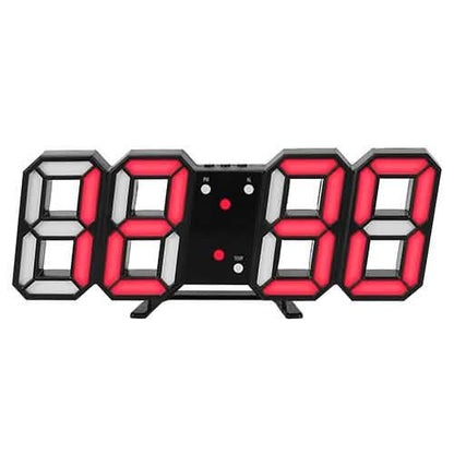 3D LED Digital Wall Clock
