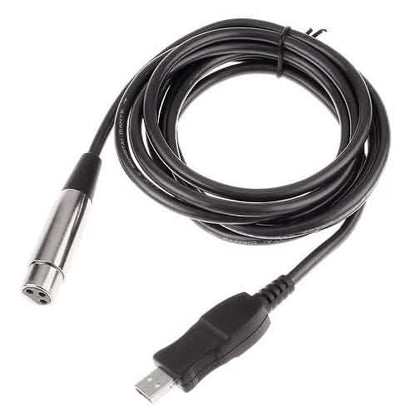 3M USB Male to XLR Female Microphone USB Mic Link Cable