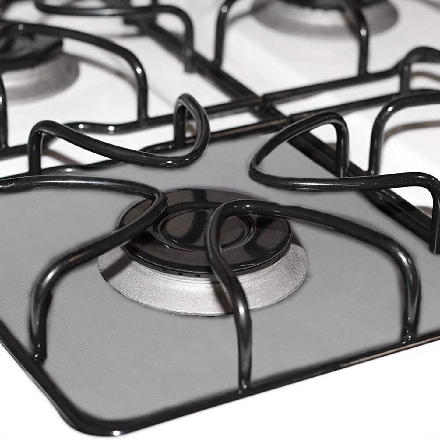 4-Pack: Reusable Nonstick Overtop Burner Protector Liner