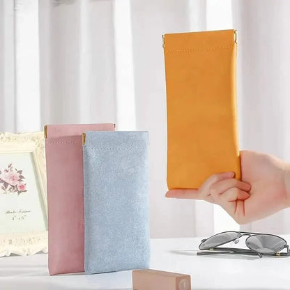 4-Pack: Soft PU Leather Reading Glasses Bag