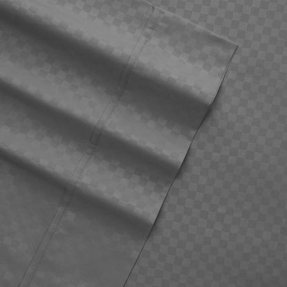 4-Piece: Checkered Embossed Sheet Set