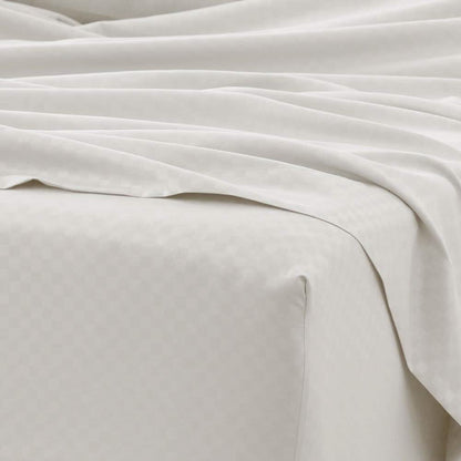 4-Piece: Checkered Embossed Sheet Set