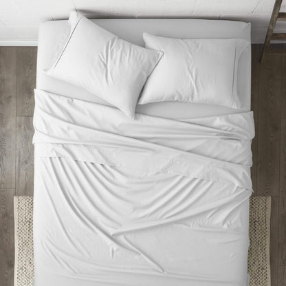 4-Piece: Chevron Embossed Sheet Set