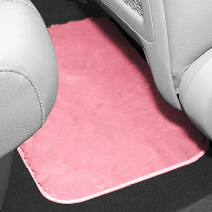 4-Piece: Doe16 Faux Rabbit Fur Non-Slip Floor Mat Set