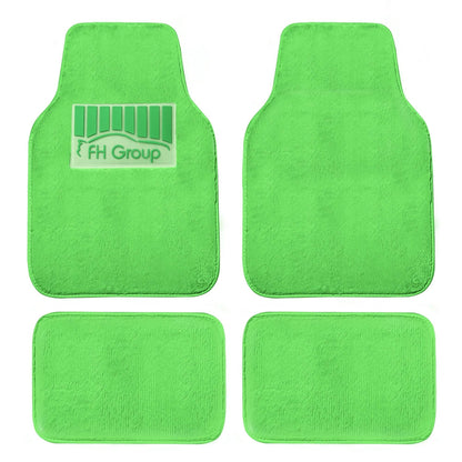 4-Piece: Doe16 Faux Rabbit Fur Non-Slip Floor Mat Set