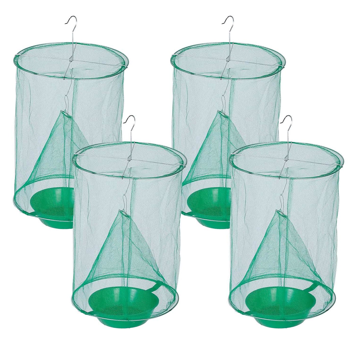 4-Piece: Ranch Fly Trap with Bait Set