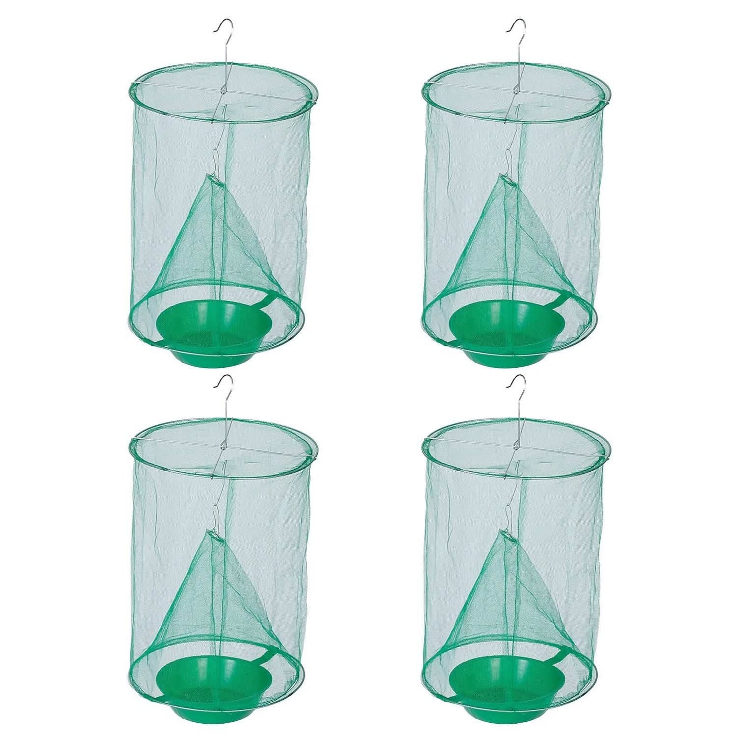 4-Piece: Ranch Fly Trap with Bait Set