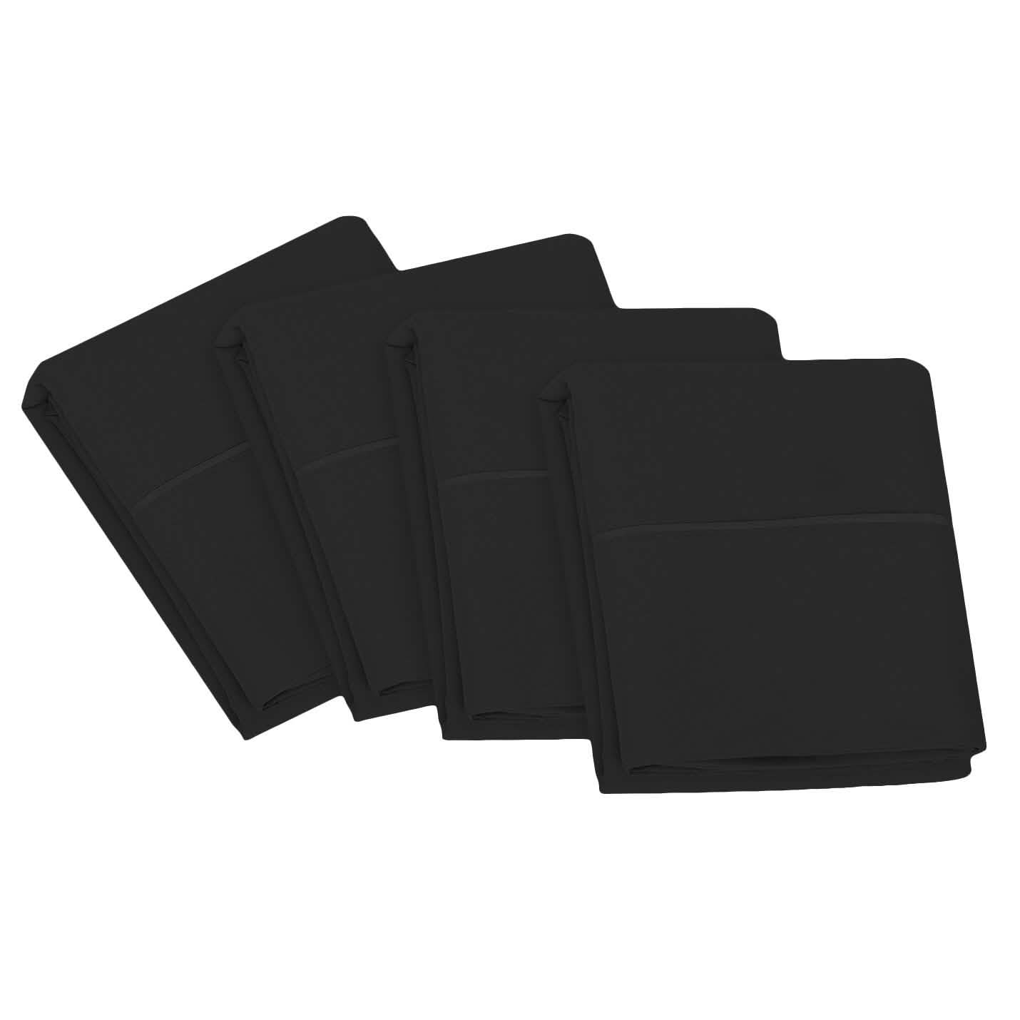 4-Piece Set: Bamboo Premium Ultra Soft Pillow Case - Assorted Sizes
